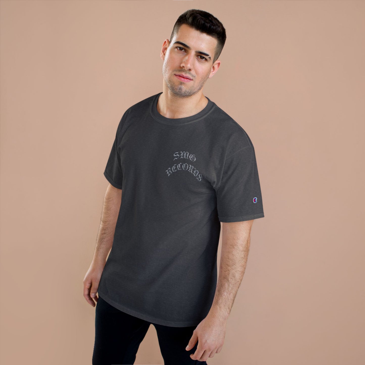 SMG RECORDS Champion Vintage Style T-Shirt