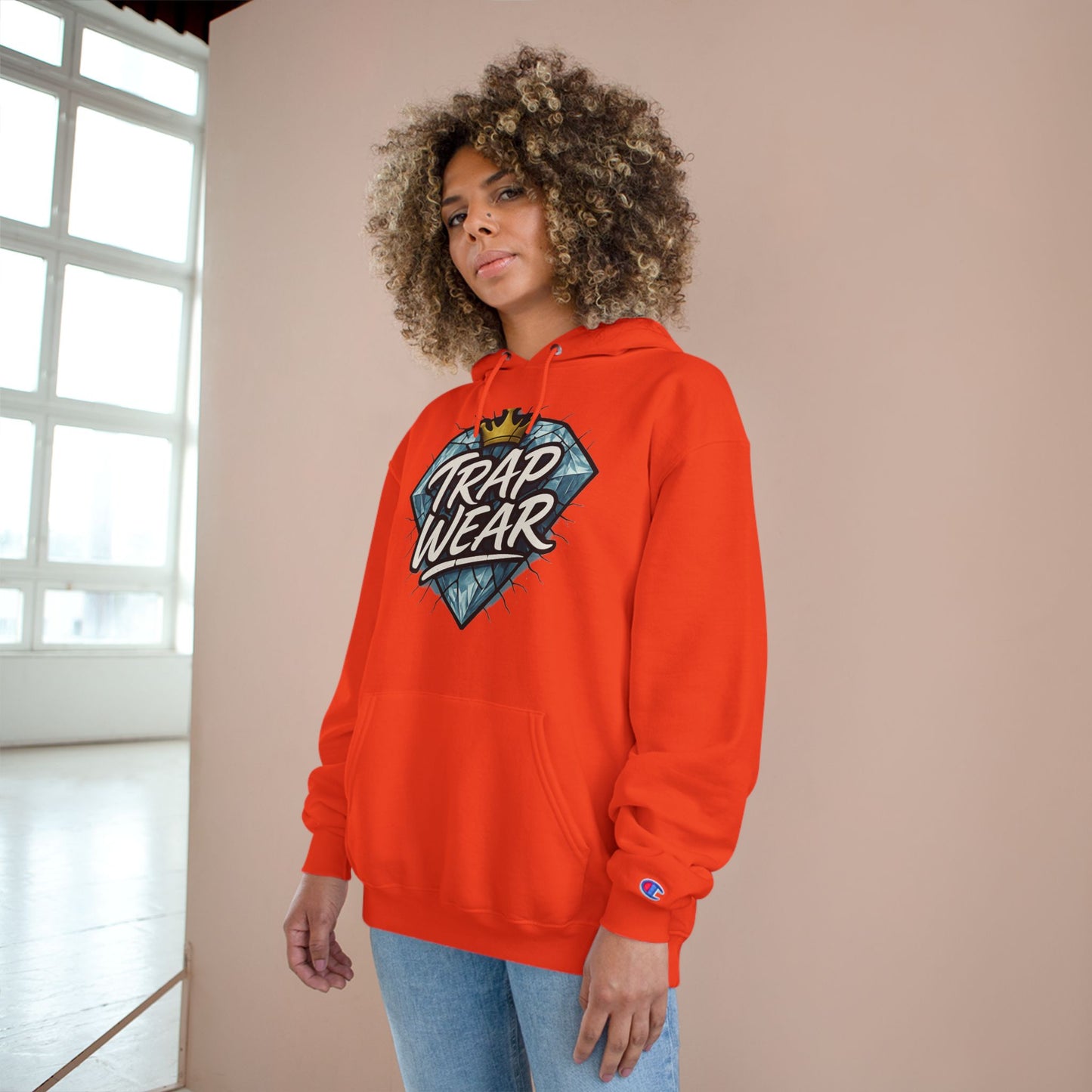 Trap Wear Champion Hoodie - For the Real Ones, Where Hustle Meets Fashion
