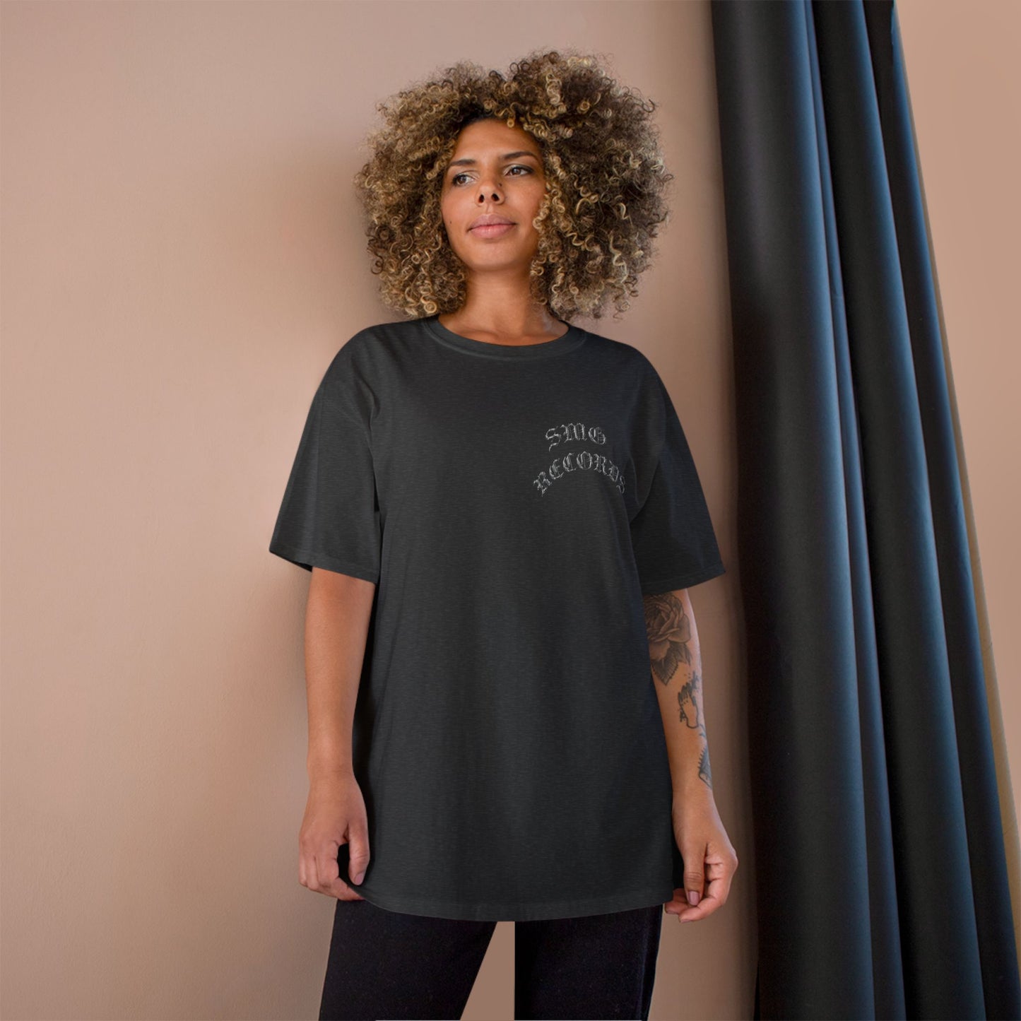SMG RECORDS Champion Vintage Style T-Shirt