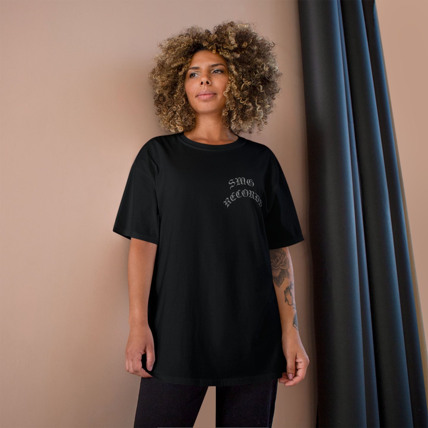 SMG RECORDS Champion Vintage Style T-Shirt