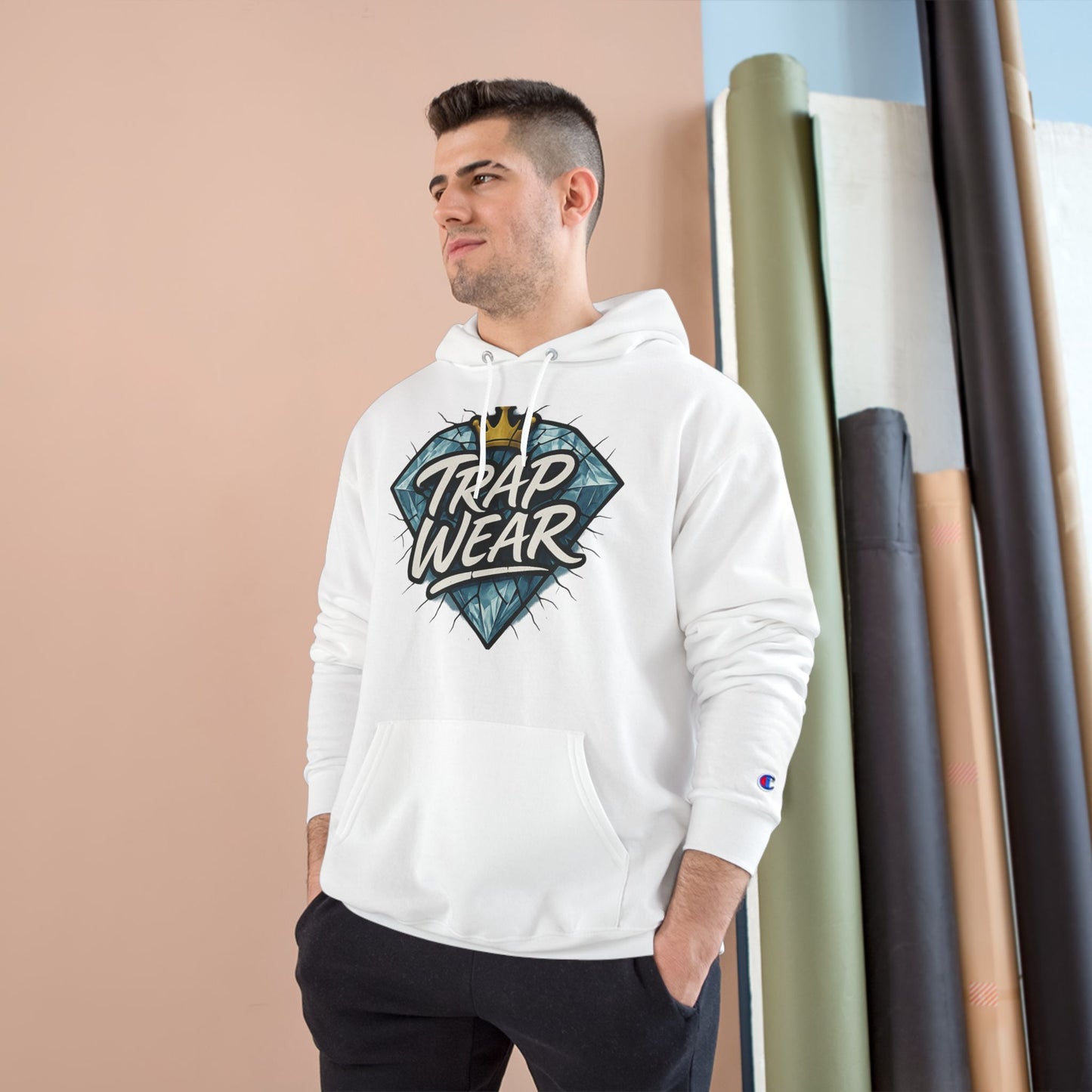 Trap Wear Champion Hoodie - For the Real Ones, Where Hustle Meets Fashion