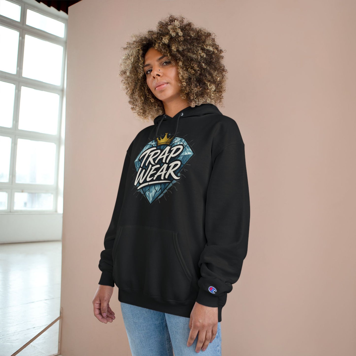 Trap Wear Champion Hoodie - For the Real Ones, Where Hustle Meets Fashion