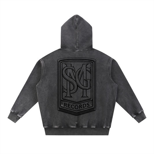 Snow Wash SMG Oversize Hoodie