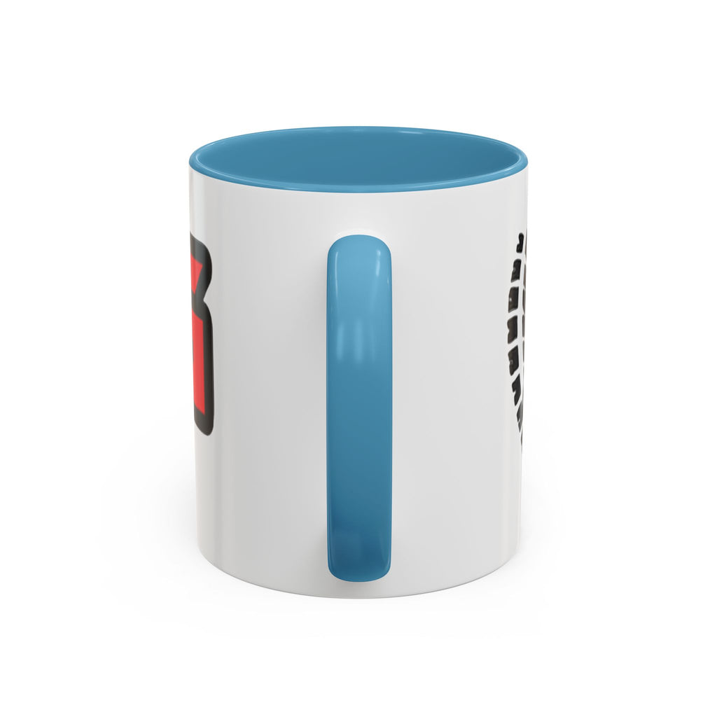 EMG Records Accent Coffee Mug - Stylish 15oz Ceramic Cup for Music Lovers