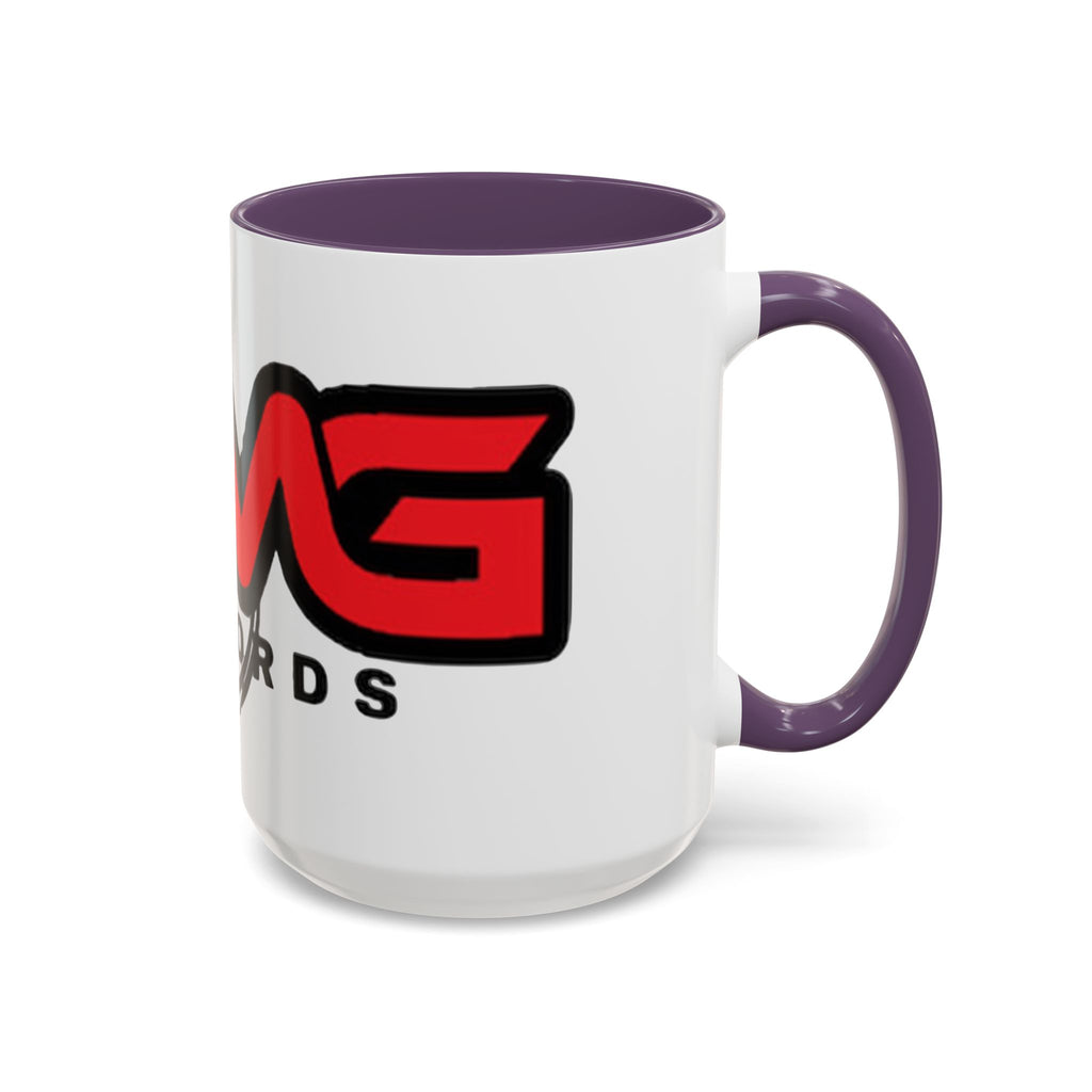 EMG Records Accent Coffee Mug - Stylish 15oz Ceramic Cup for Music Lovers