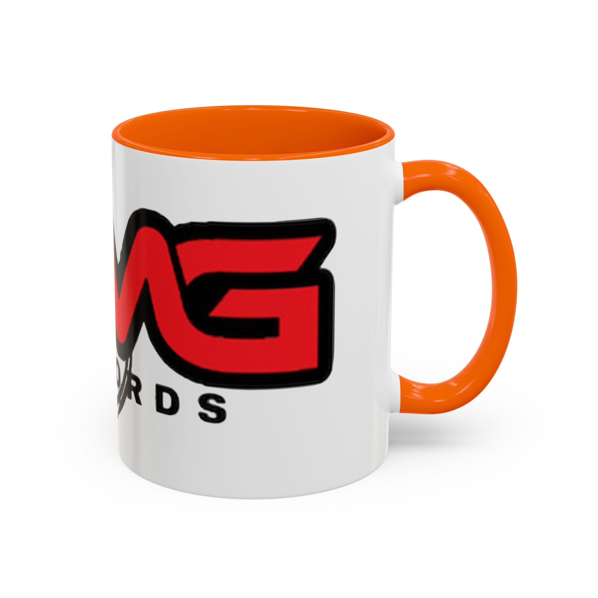 EMG Records Accent Coffee Mug - Stylish 15oz Ceramic Cup for Music Lovers
