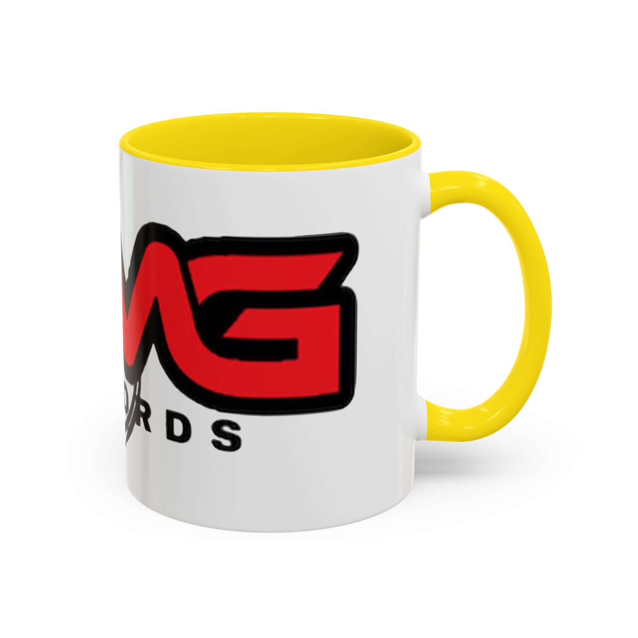 EMG Records Accent Coffee Mug - Stylish 15oz Ceramic Cup for Music Lovers