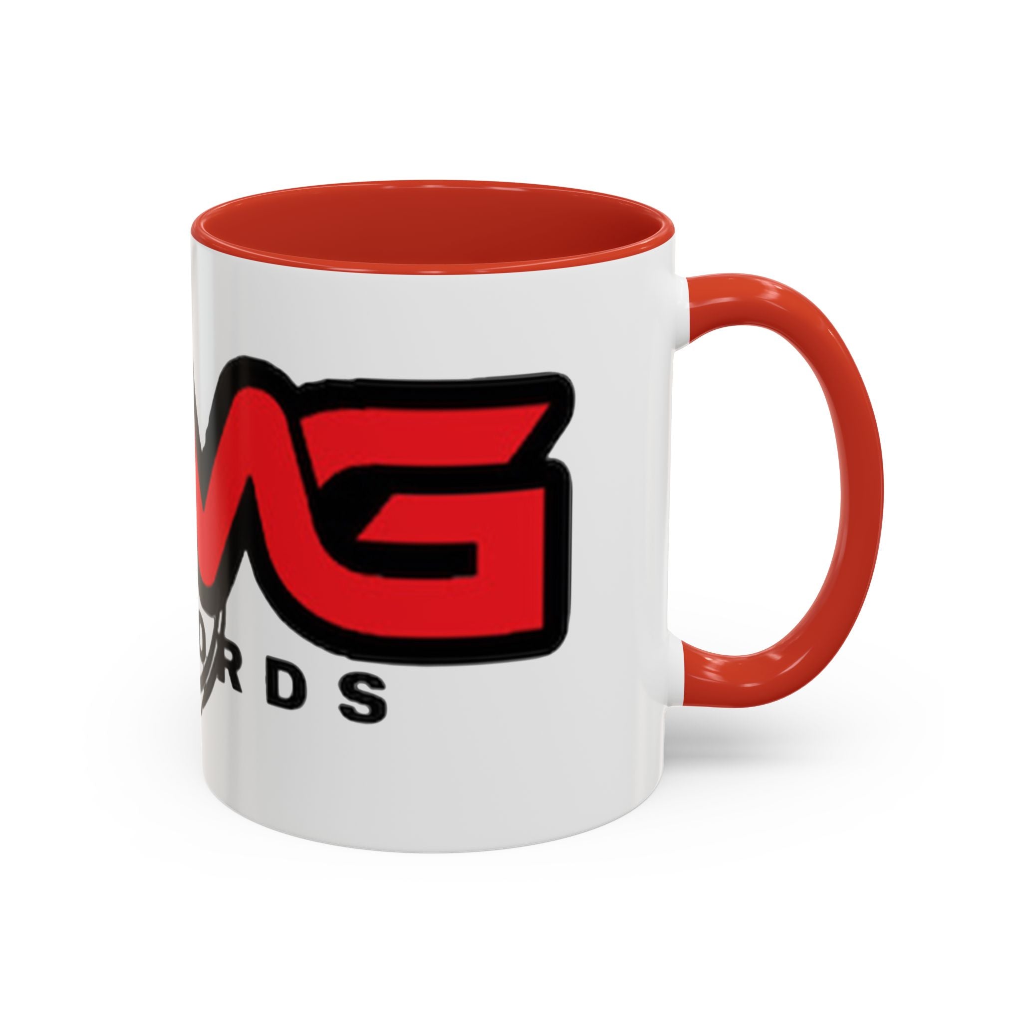 EMG Records Accent Coffee Mug - Stylish 15oz Ceramic Cup for Music Lovers