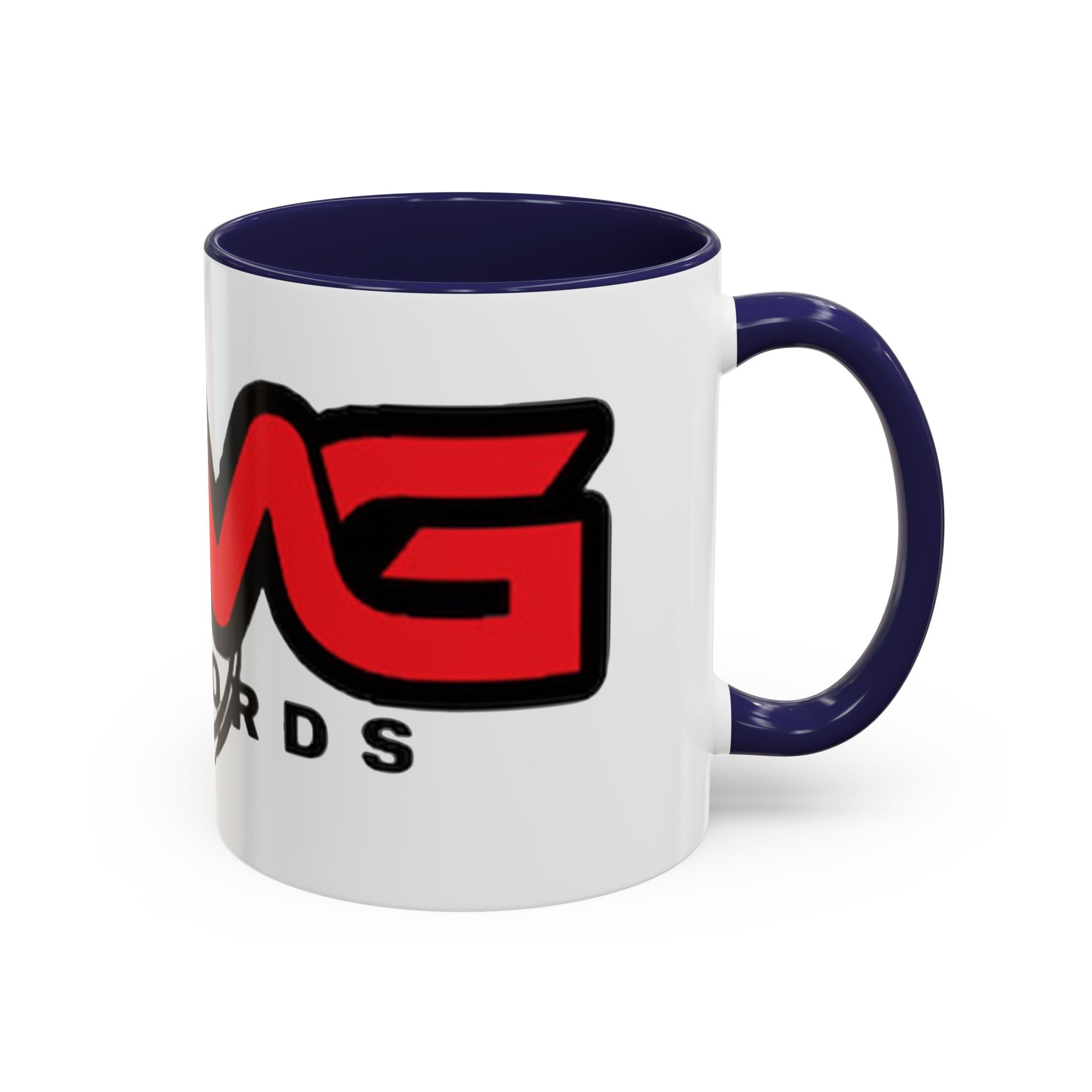 EMG Records Accent Coffee Mug - Stylish 15oz Ceramic Cup for Music Lovers
