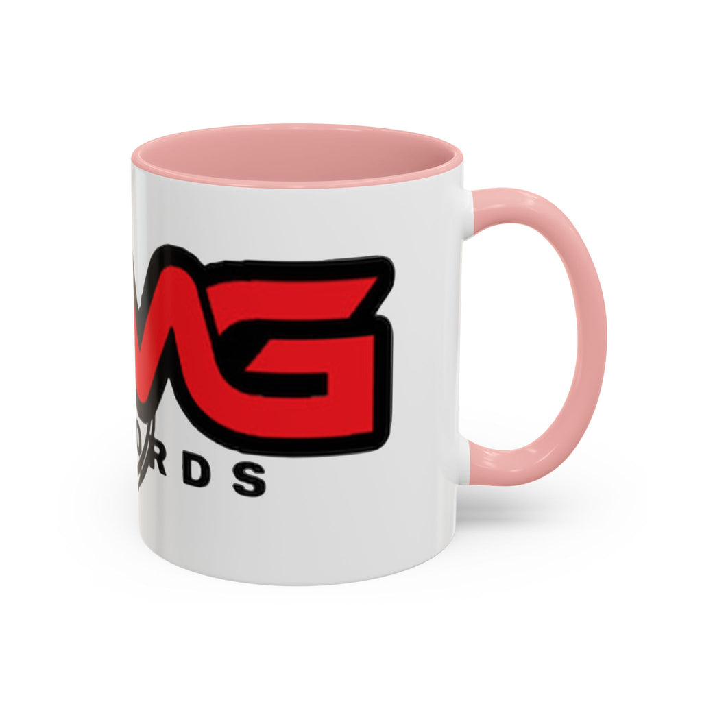 EMG Records Accent Coffee Mug - Stylish 15oz Ceramic Cup for Music Lovers