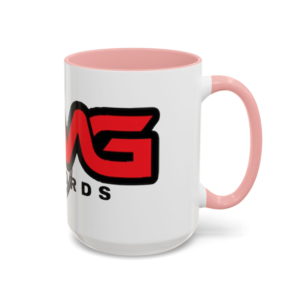 EMG Records Accent Coffee Mug - Stylish 15oz Ceramic Cup for Music Lovers