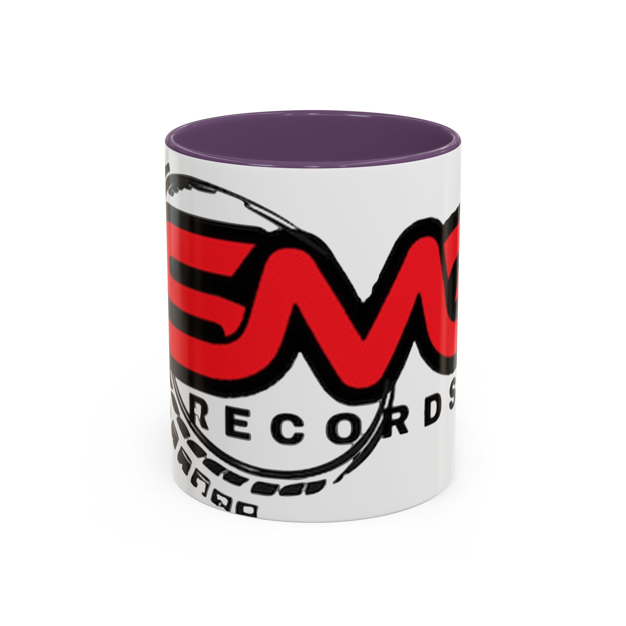 EMG Records Accent Coffee Mug - Stylish 15oz Ceramic Cup for Music Lovers