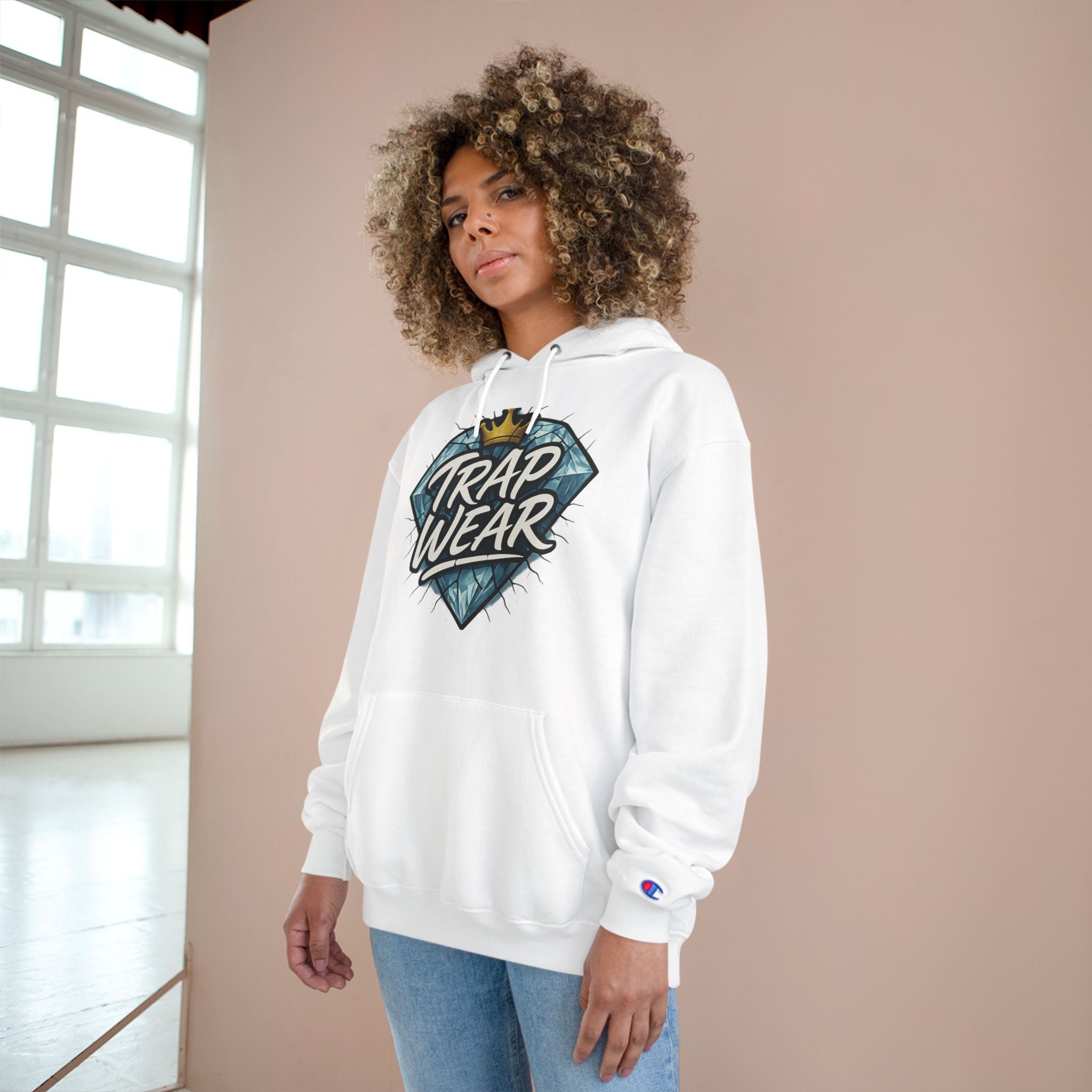 Trap Wear Champion Hoodie - For the Real Ones, Where Hustle Meets Fashion