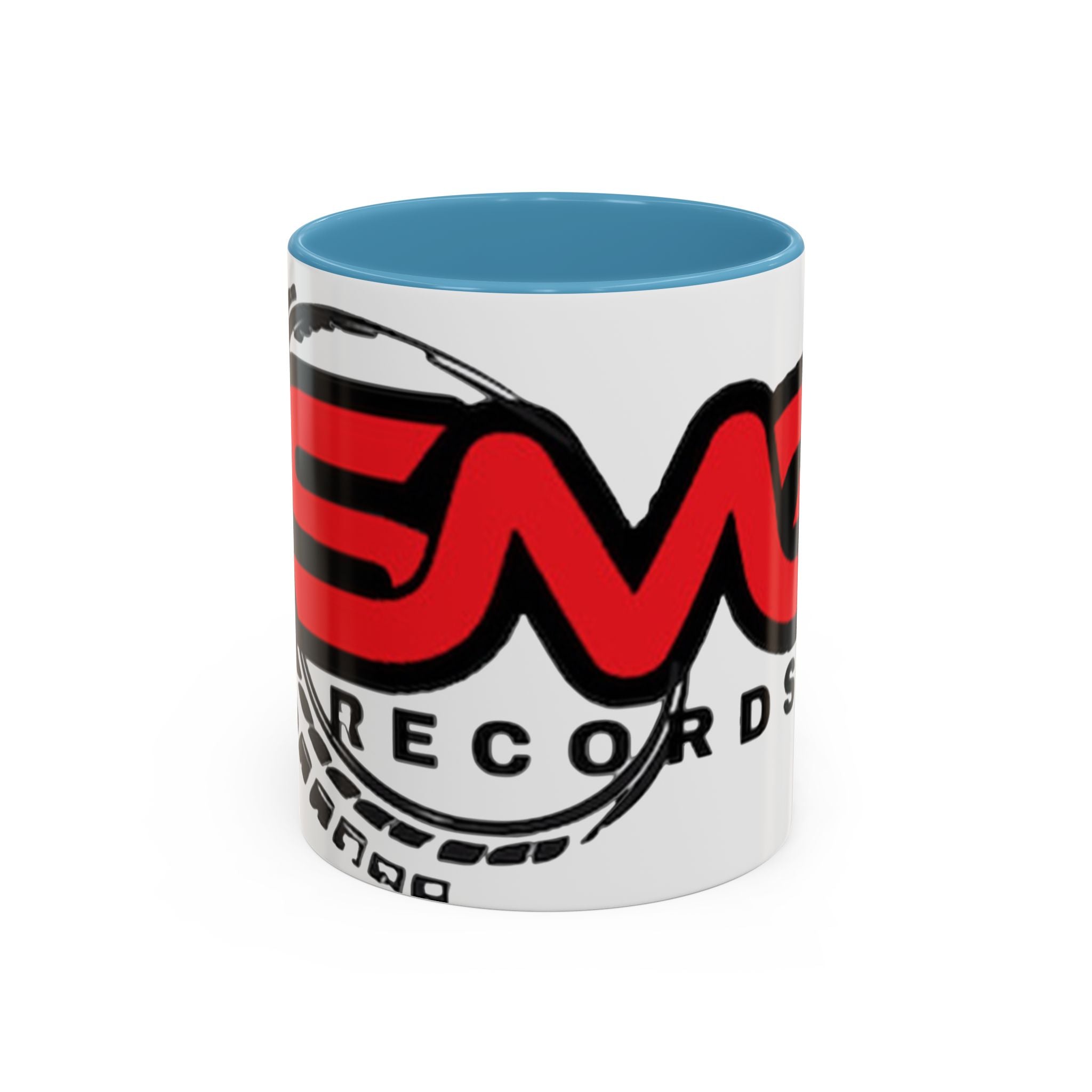 EMG Records Accent Coffee Mug - Stylish 15oz Ceramic Cup for Music Lovers