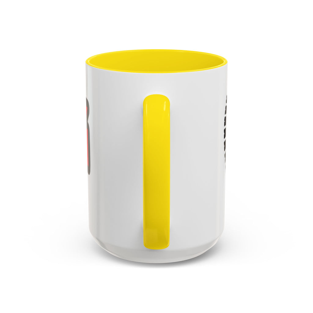 EMG Records Accent Coffee Mug - Stylish 15oz Ceramic Cup for Music Lovers