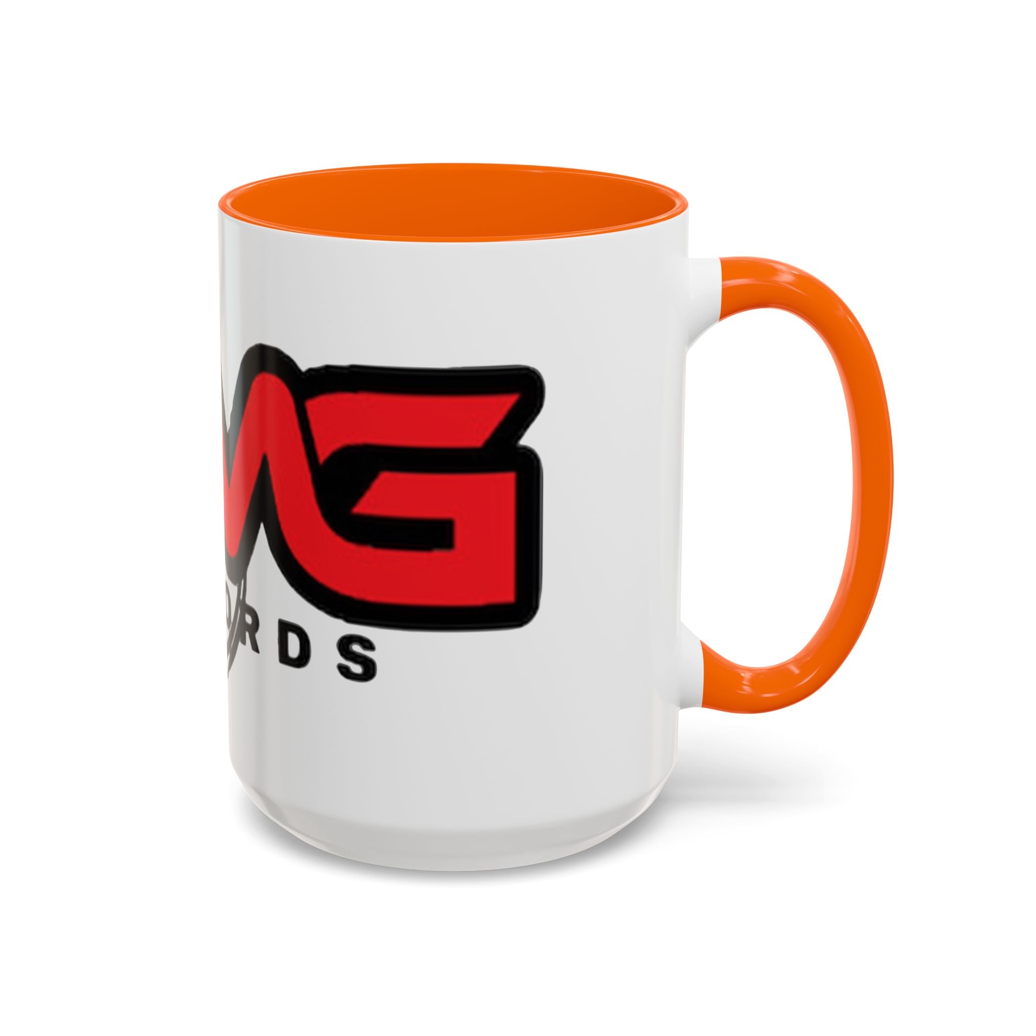 EMG Records Accent Coffee Mug - Stylish 15oz Ceramic Cup for Music Lovers