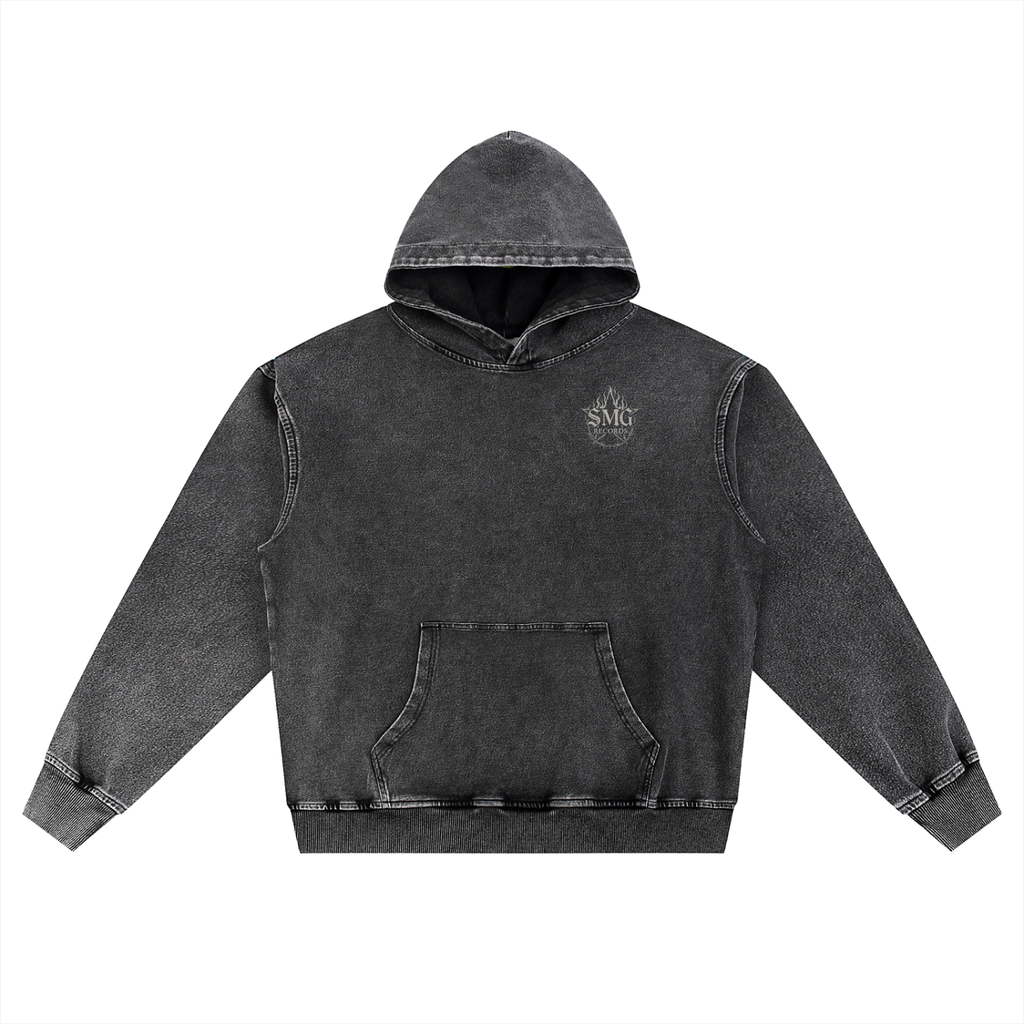 SMG Snow Wash Oversized Hoodie