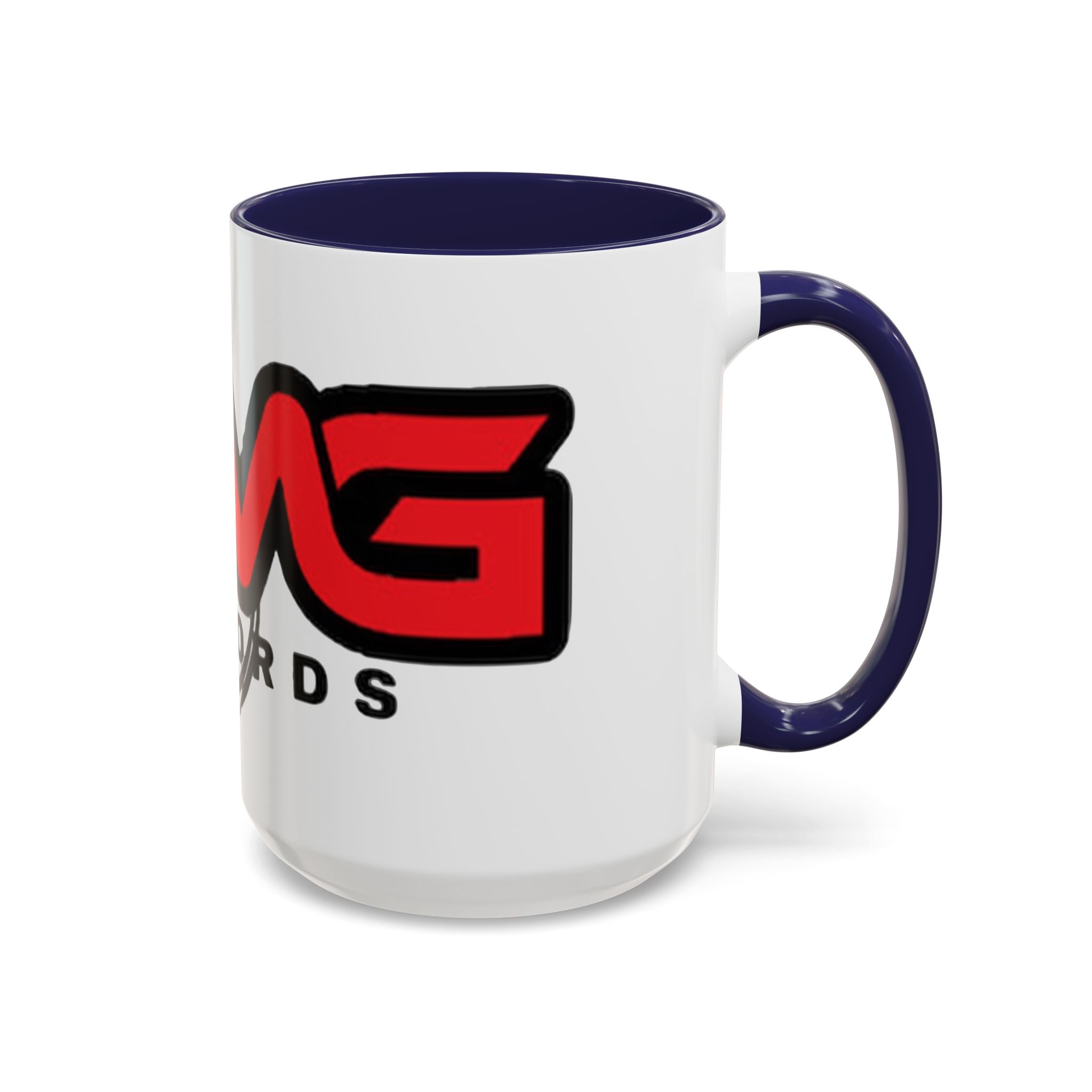 EMG Records Accent Coffee Mug - Stylish 15oz Ceramic Cup for Music Lovers