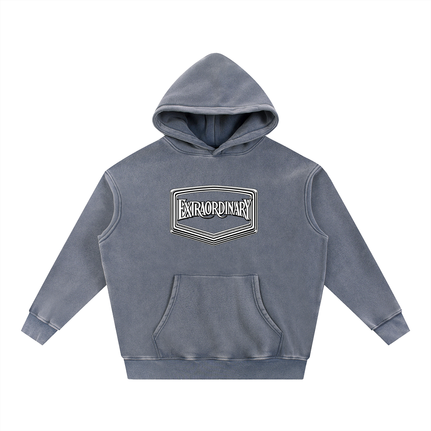 Snow Wash SMG Oversize Hoodie