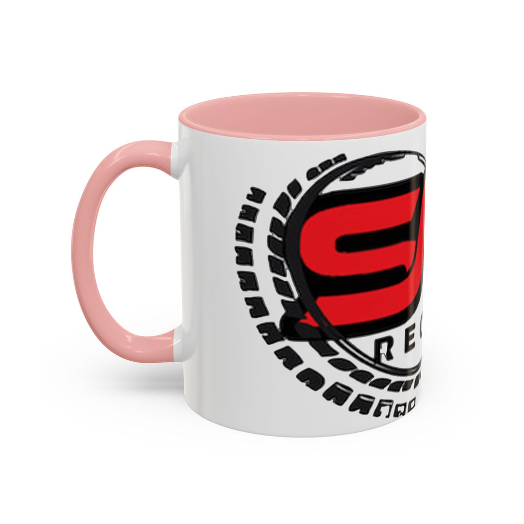 EMG Records Accent Coffee Mug - Stylish 15oz Ceramic Cup for Music Lovers