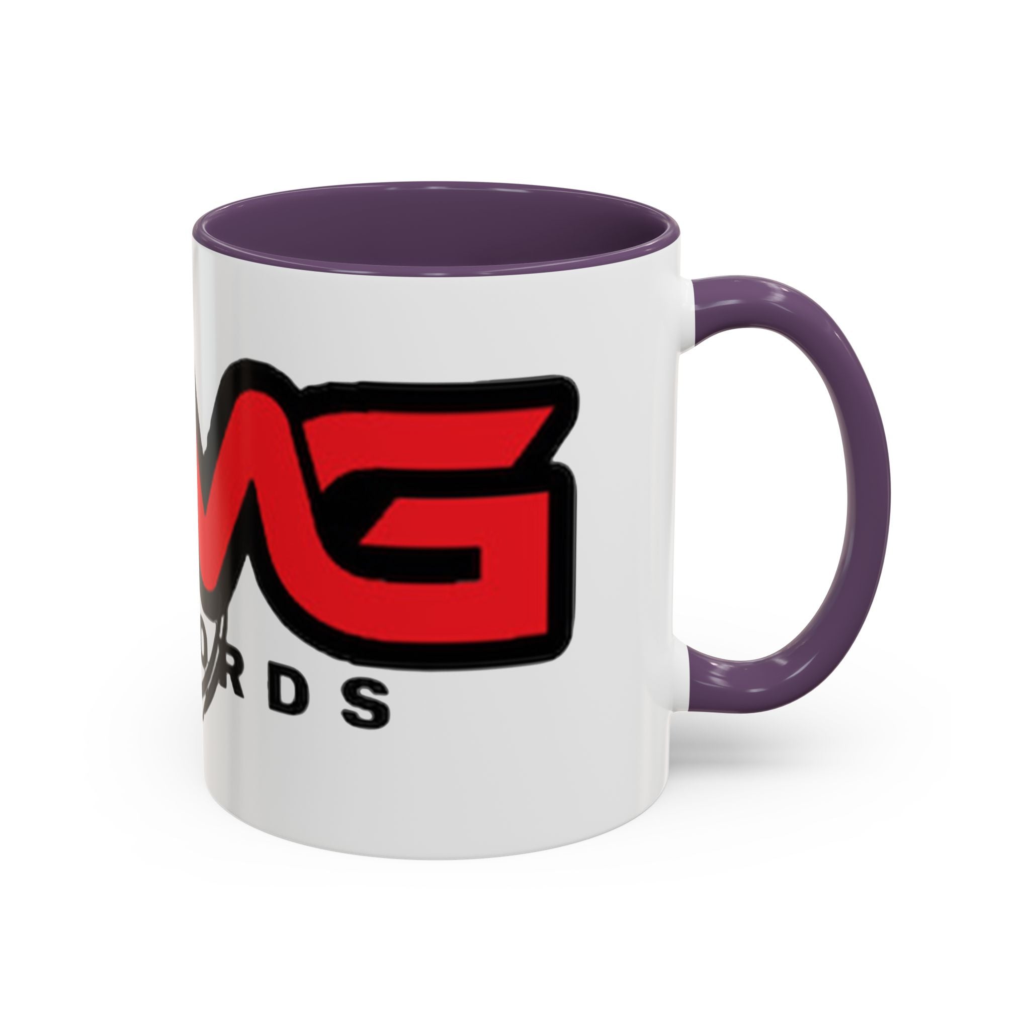 EMG Records Accent Coffee Mug - Stylish 15oz Ceramic Cup for Music Lovers