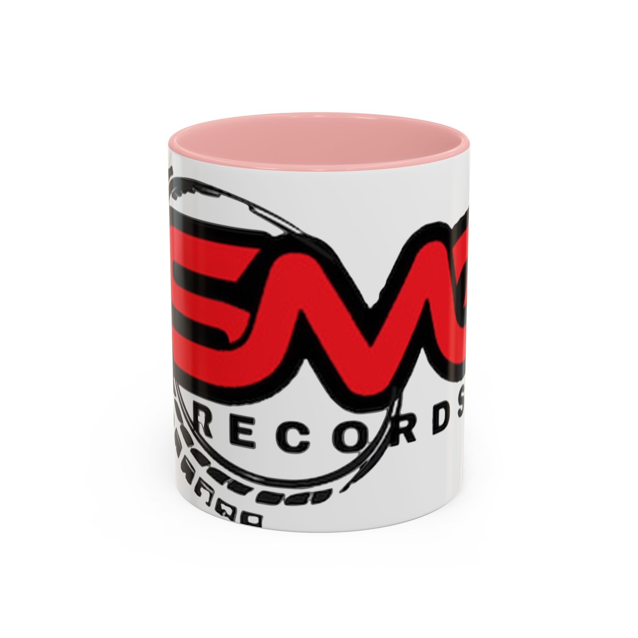 EMG Records Accent Coffee Mug - Stylish 15oz Ceramic Cup for Music Lovers
