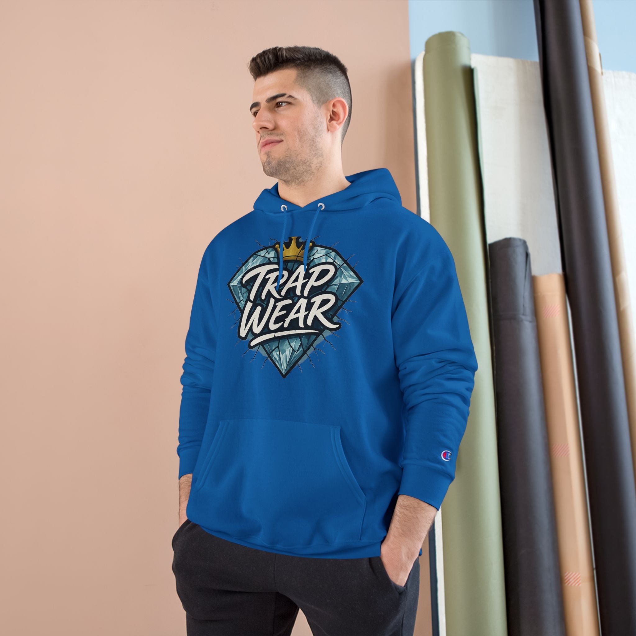 Trap Wear Champion Hoodie - For the Real Ones, Where Hustle Meets Fashion