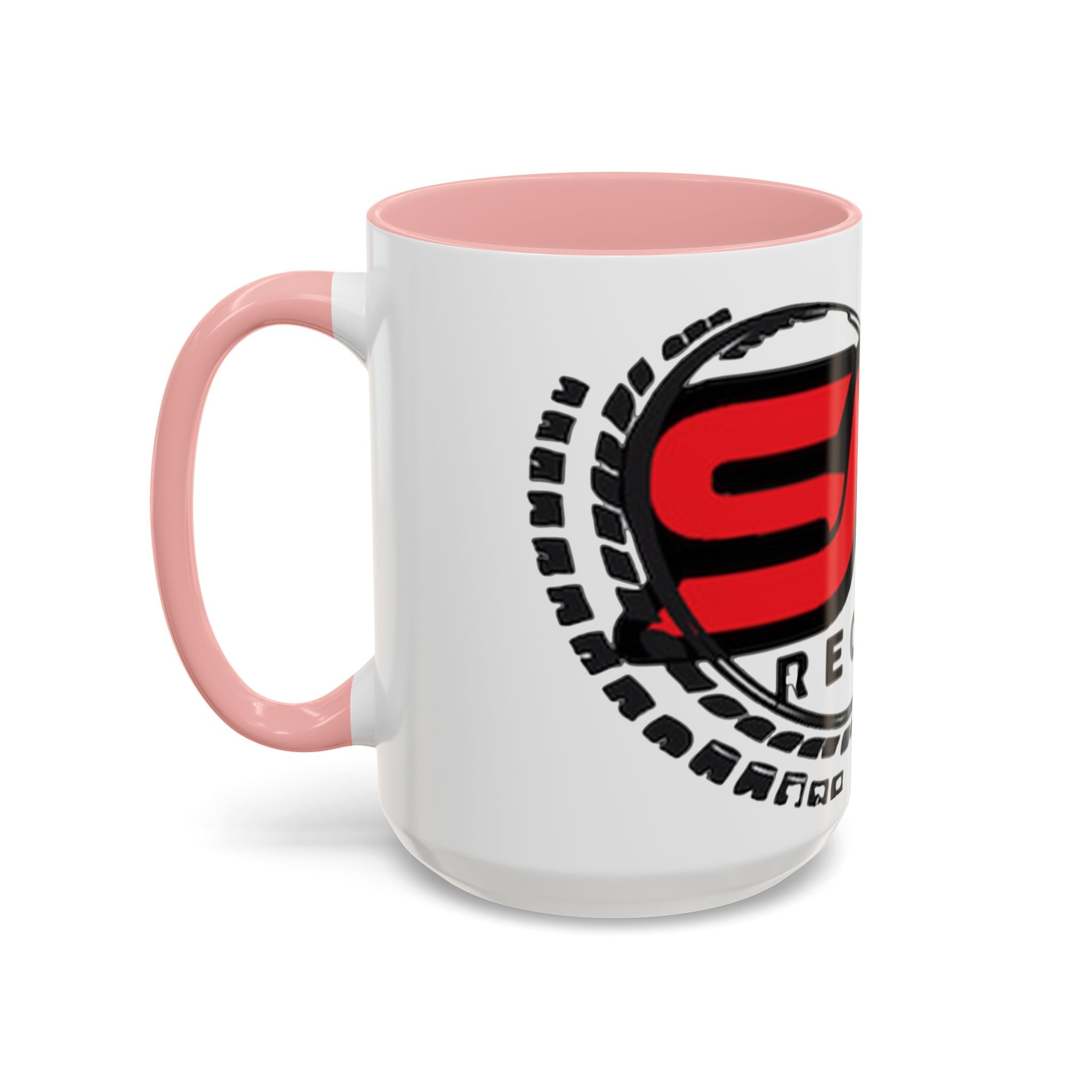 EMG Records Accent Coffee Mug - Stylish 15oz Ceramic Cup for Music Lovers