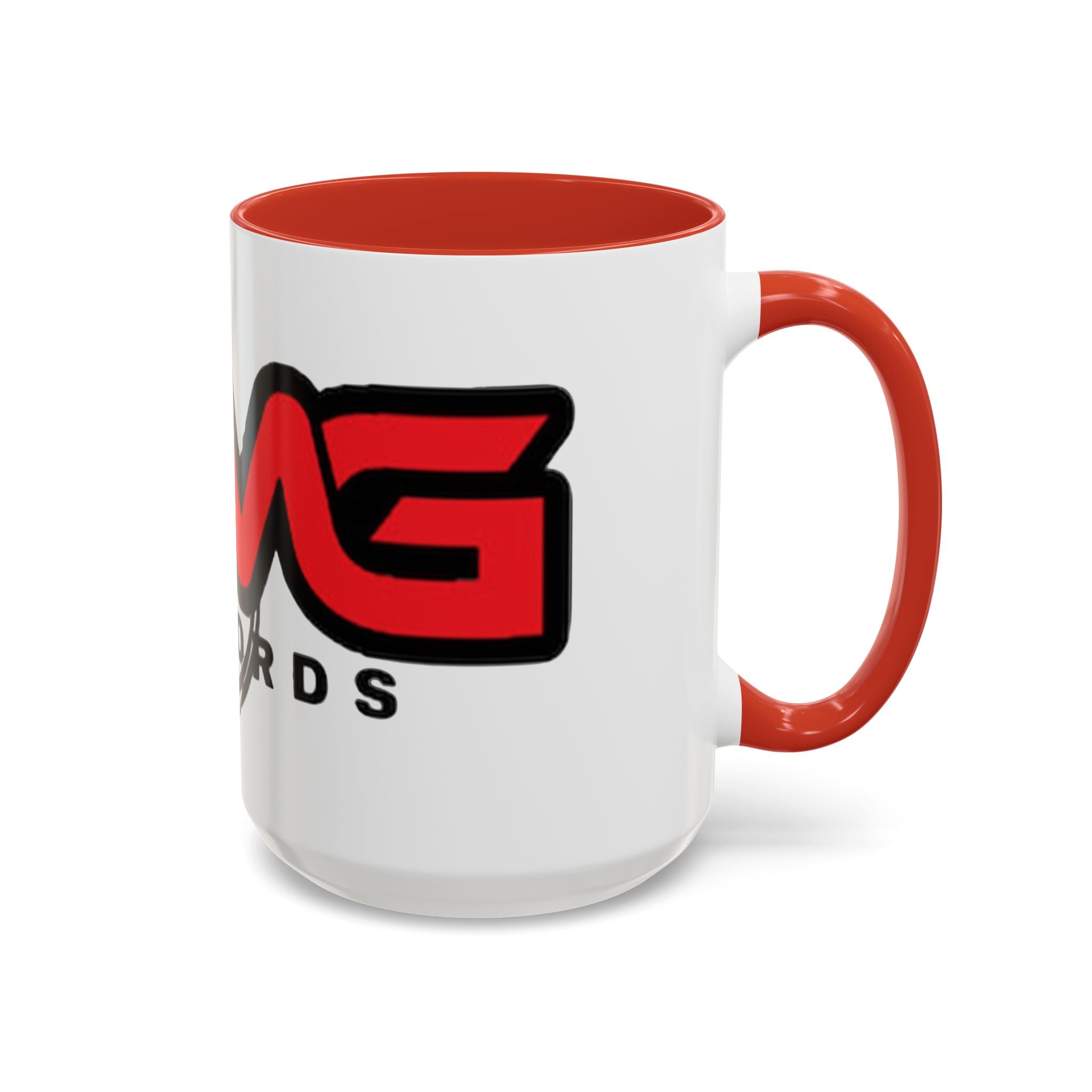 EMG Records Accent Coffee Mug - Stylish 15oz Ceramic Cup for Music Lovers