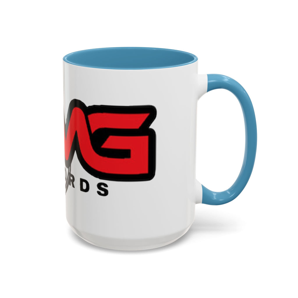 EMG Records Accent Coffee Mug - Stylish 15oz Ceramic Cup for Music Lovers