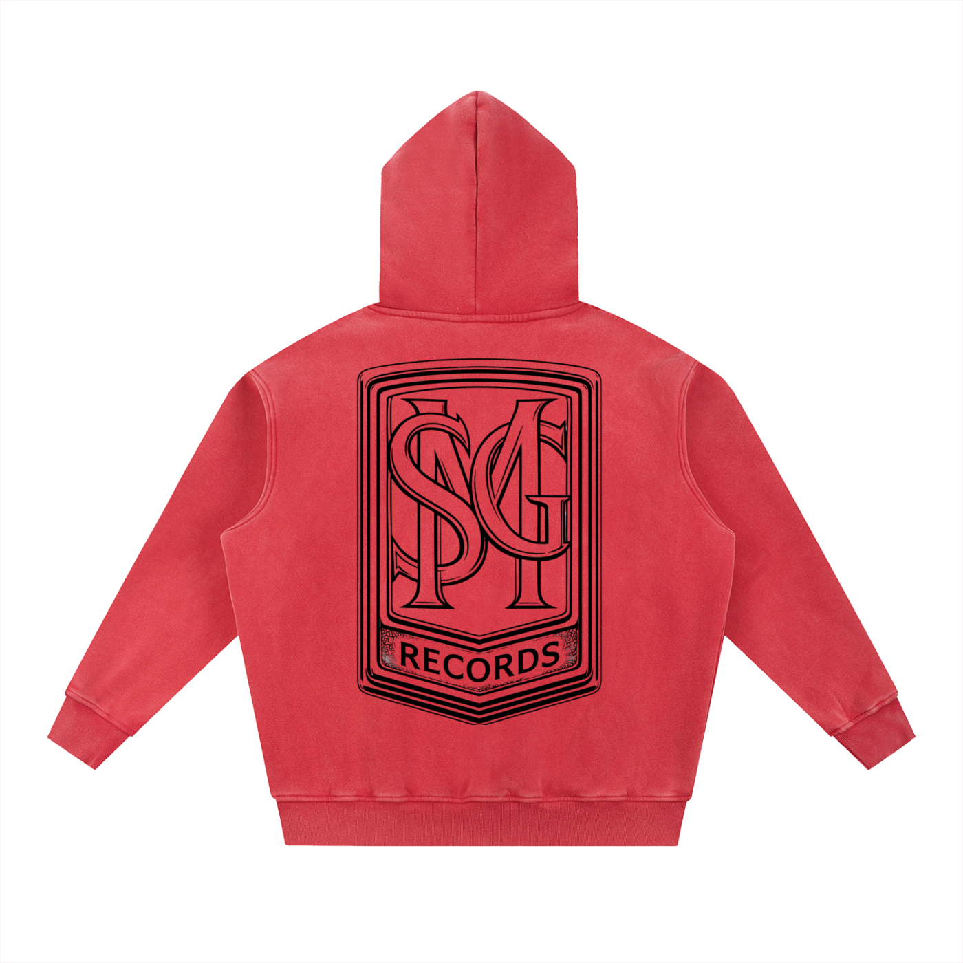 Snow Wash SMG Oversize Hoodie