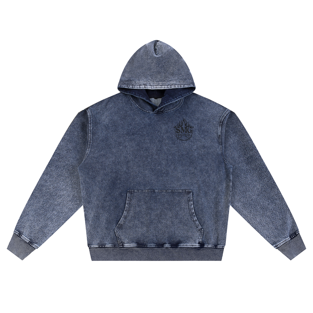 SMG Snow Wash Oversized Hoodie