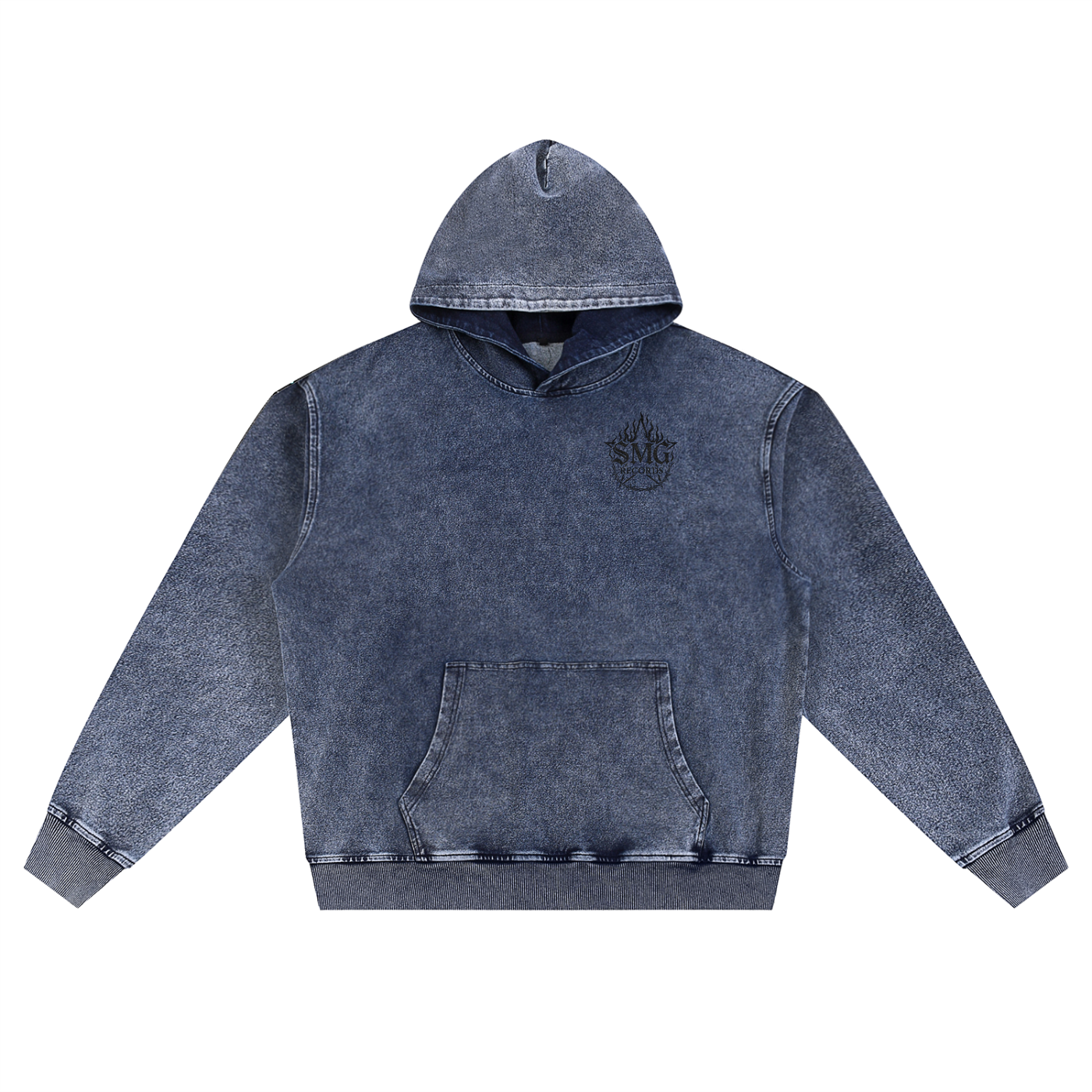 SMG Snow Wash Oversized Hoodie