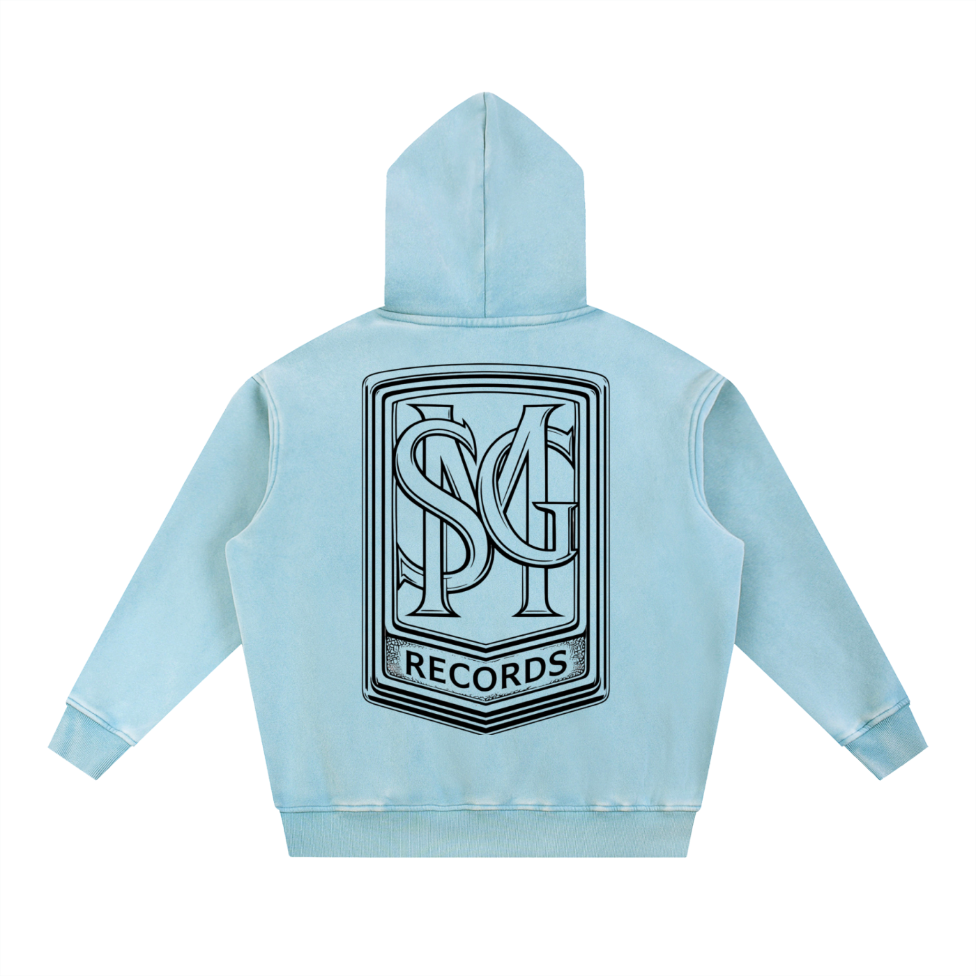 Snow Wash SMG Oversize Hoodie