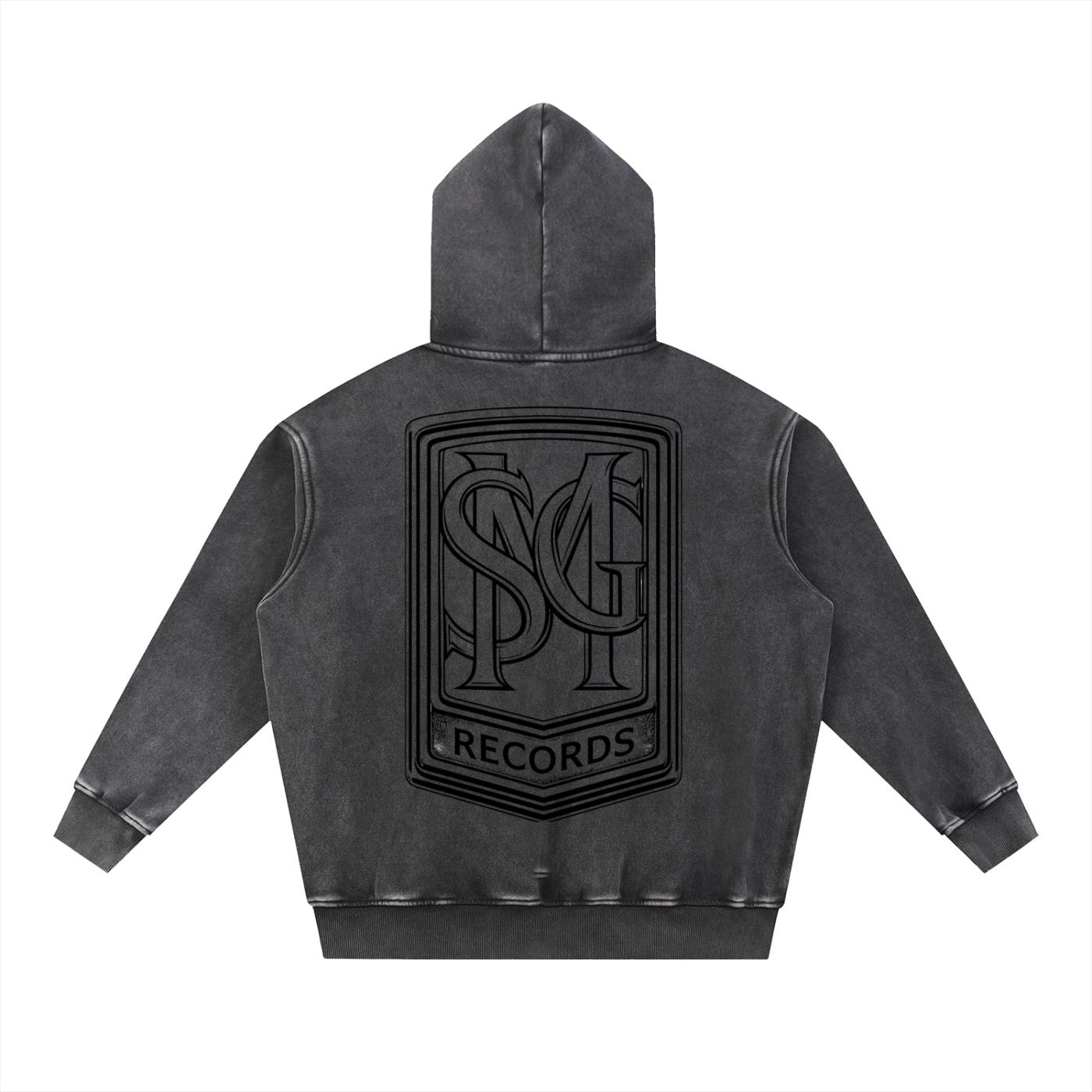 Snow Wash SMG Oversize Hoodie