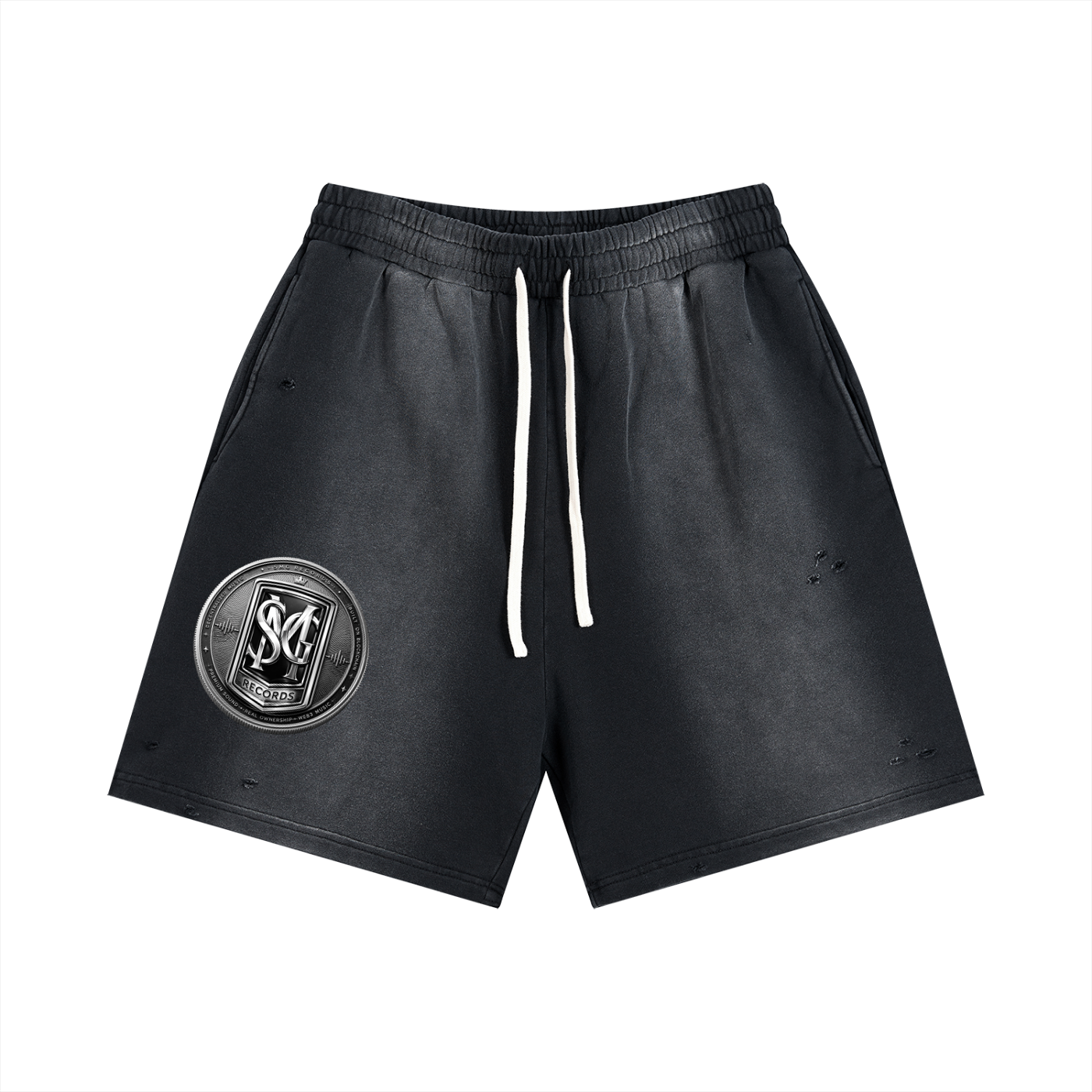 Sun Fade Distressed Shorts