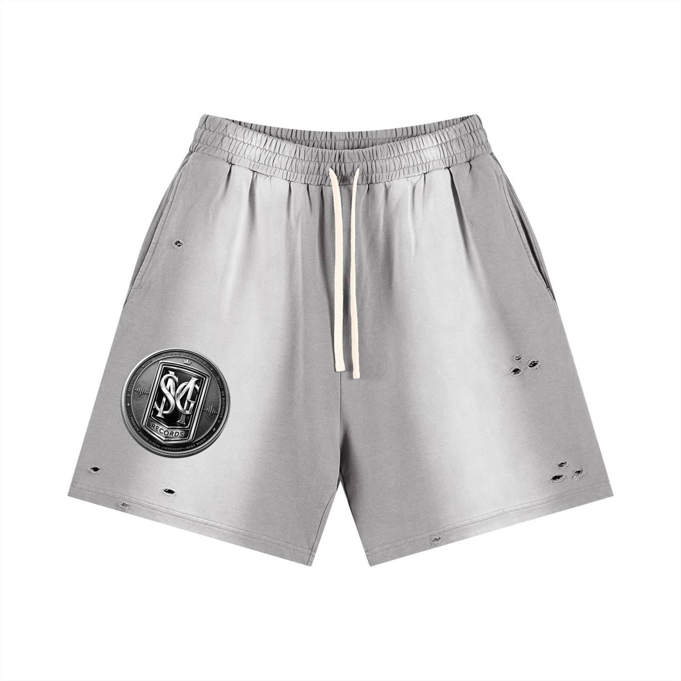 Sun Fade Distressed Shorts